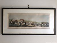 Full framed print on wall