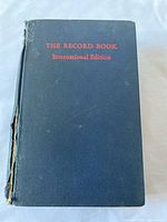 Front cover showing title and wear