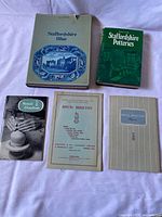 All five items arranged on surface