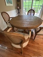 table and chairs overall view