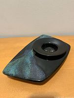 Tray with insert assembled, showing glaze pattern