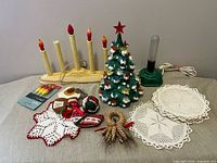 All items overview on table