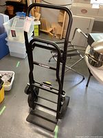 Overall view upright Husky cart