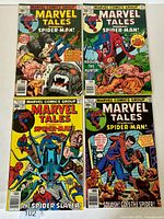 Front covers of Marvel Tales #82-85
