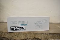 Front view of boxed Missile 3D pen