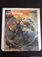 Front cover of The Gauntlet RCA Videodisc case showing Clint Eastwood and cover art.