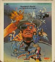 Front cover of the Smokey and the Bandit Part 3 VHS tape showing illustrated artwork and MCA Home Video logo.