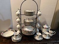 Full set displayed on rack