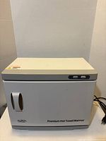 Front view of closed ForPro hot towel warmer