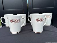 All six Tim Hortons mugs grouped