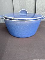 Dutch oven with lid front view