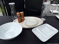 Lot overview showing all items on table