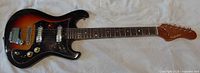 Full front view of Silvertone Model 26873 electric guitar