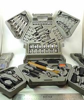 Entire tool kit open showing all contents
