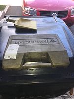 Closed Mastercraft branded plastic carrying case for socket set.