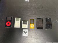 Front view of all six Apple devices