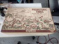 Lid of Marx Prehistoric Times Series 1000 box
