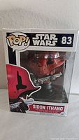 Front view of the Sidon Ithano Funko Pop #83 in its original box with character visible through window.