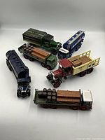 All six trucks grouped