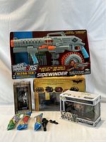 Group shot showing all boxed and bagged items