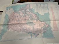 National index map covering all of Canada on grid