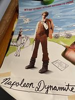 Napoleon Dynamite poster with main character illustration and title text