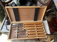 closed wooden box showing exterior