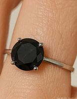 Ring on finger showing size and fit