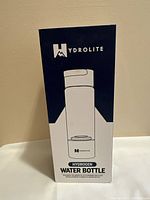 Front of Hydrolite Hydrogen Water Bottle retail box