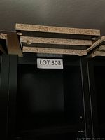 top view showing extra shelves stacked on unit