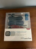 Front of sealed Connection FSK 360 installation kit showing cables and components