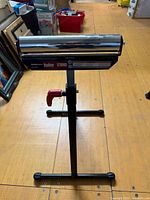 Full view of roller stand extended