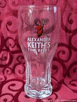Full view of pint glass front