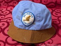 Front view of Beavers Canada hat showing patch and color contrast