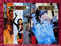Front covers of both The Monarchy issues #2 and #4 side by side