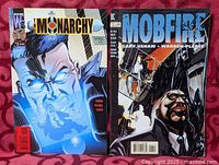 Both comic covers side by side