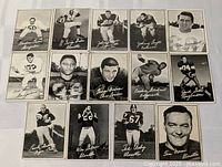 Full layout of all 15 vintage CFL cards