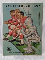 Front cover of 1965 CFL program