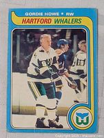 Front of 1979-80 O-Pee-Chee Gordie Howe card