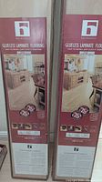 Two full boxes of Harmonics glueless laminate flooring