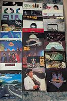 All 30 LPs laid out in five-by-six grid, full view of jackets