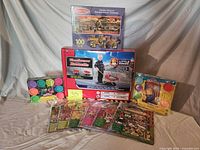 All items arranged together