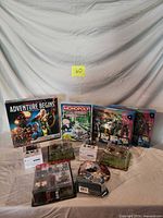 All boxed items arranged together for overview