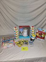 Group shot of all items in lot