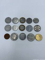 Full lot of 15 mixed coins