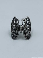 Front view showing butterfly design