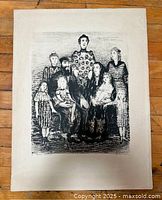 Full view of lithograph on paper