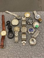 All watches front view