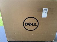 Dell branded cardboard shipping or storage box for the computer