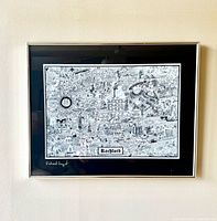 Full view of framed artwork